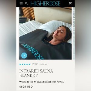Higher Dose infrared sauna blanket